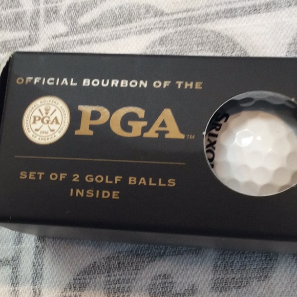🏌🏼♂️Jim Beam PGA golf balls. Two sets with 2 in each box. NWOT - Picture 4 of 5